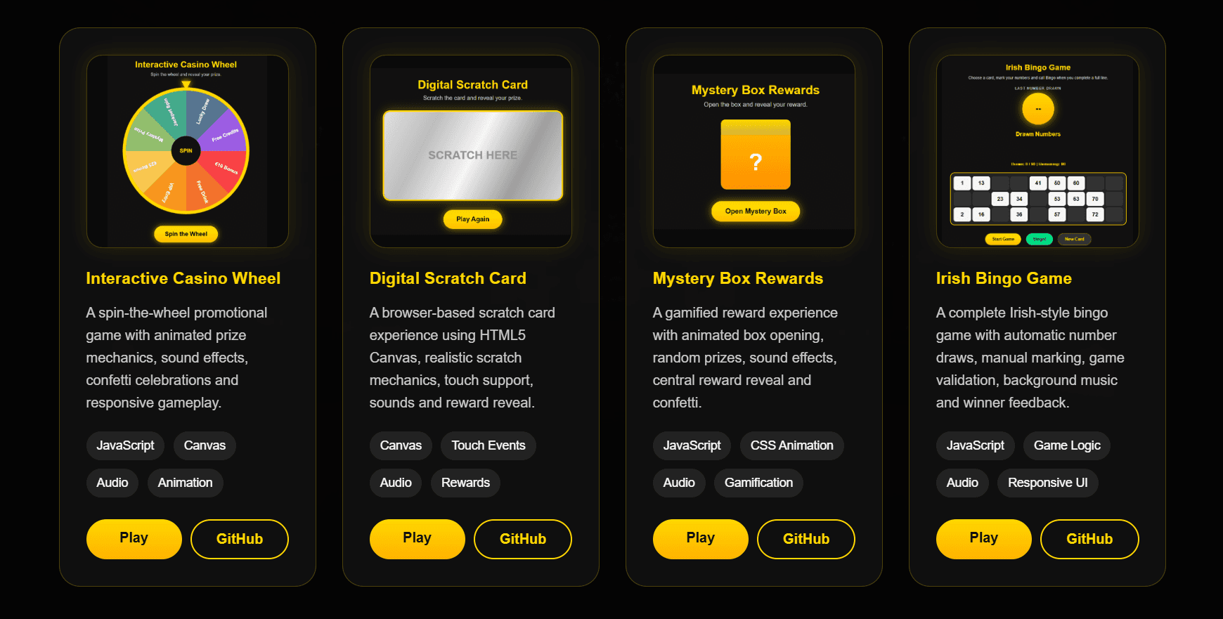 Gaming & Interactive Rewards Platform